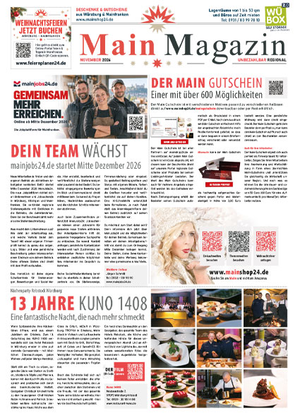 Main Magazin November Würzburg E-Ppaer