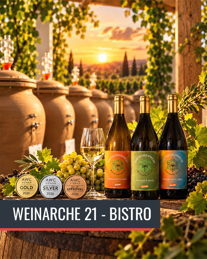 Ausgezeichnete Amphorenweine der Weinarche21 Prichsenstadt als Geschenkidee aus Kitzingen und Mainfranken