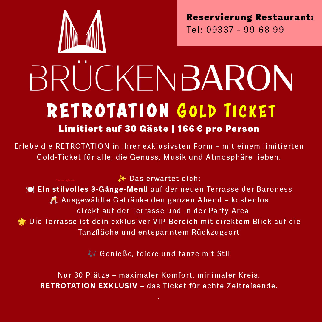 Retrotation Gold Ticket