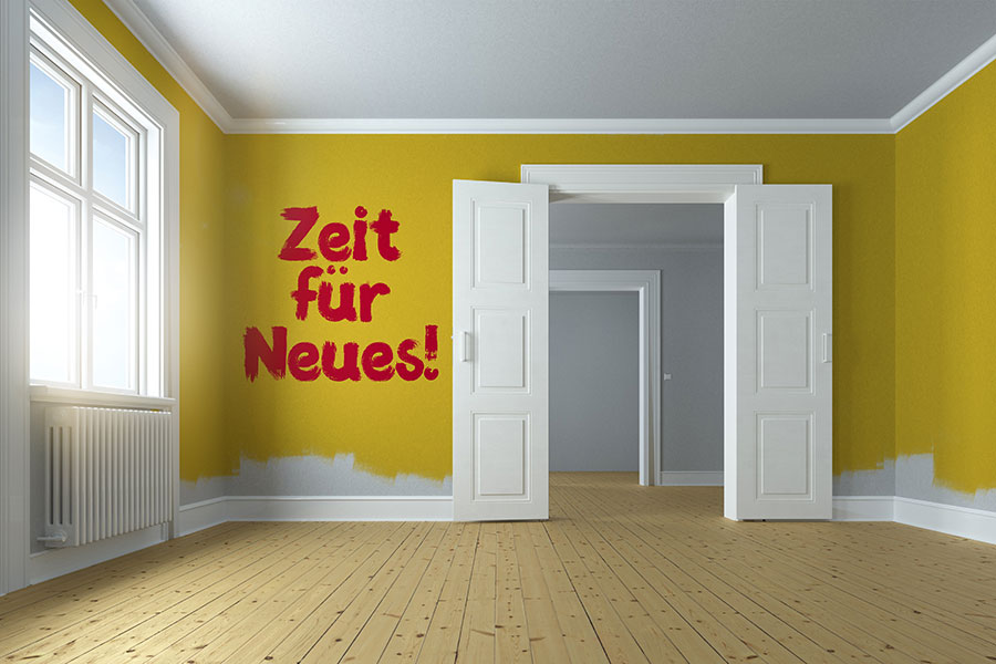 Zeit für neues mit dem Malerbetrieb Schütz
