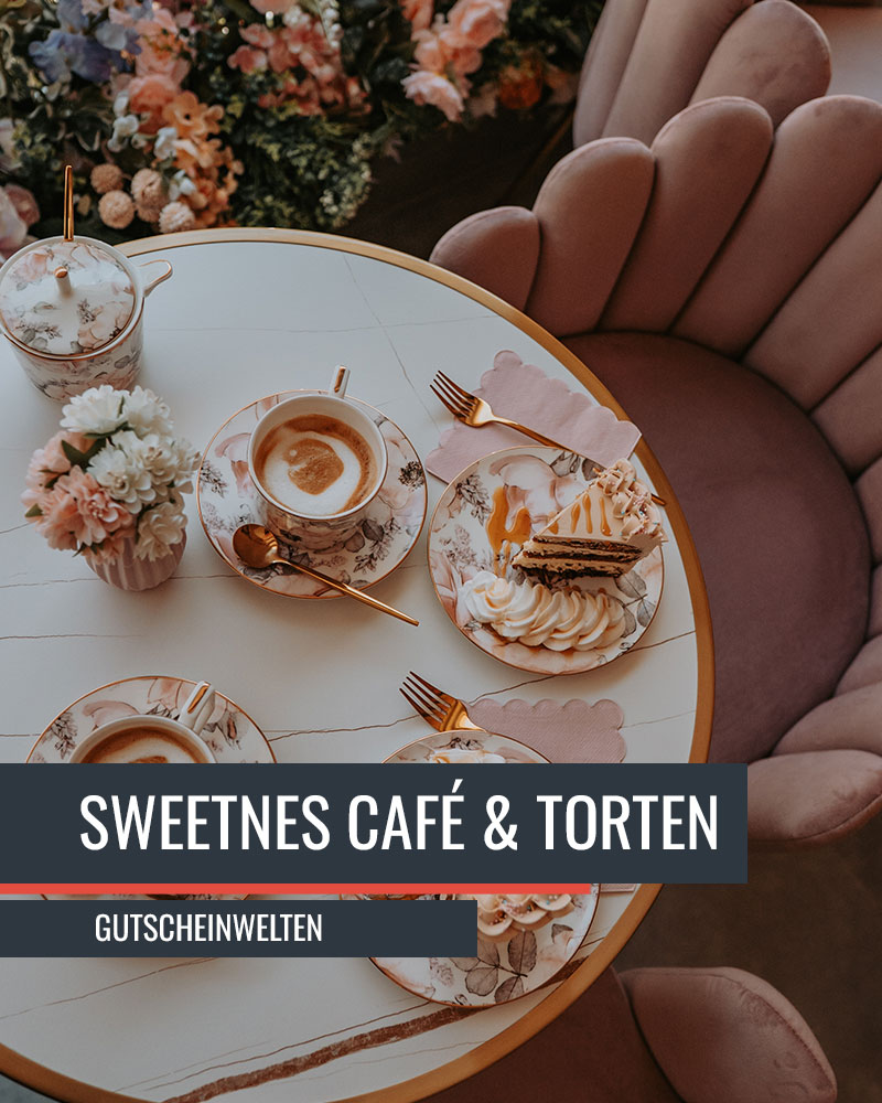 Frühstücksgutschein Sweetnes Café Würzburg – Kaffee, Croissant & Kuchen