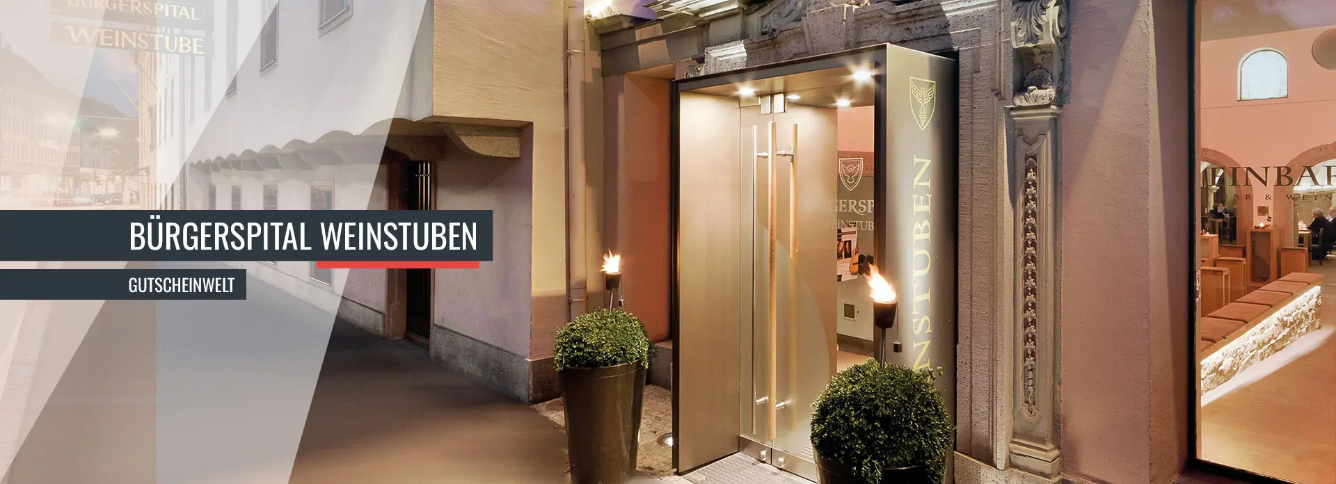 Bild Bürgerspital Weinstube Eingang